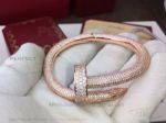 AAA Copy Cartier Juste Un Clou Diamond Pave Rose Gold Bracelet Price